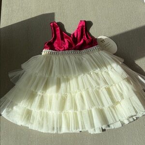 American Princess Red and White Dress